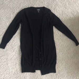 Black cardigan